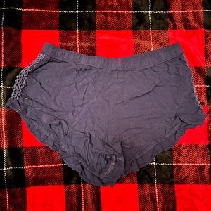 Aerie Sleep Shorts Size Medium Navy